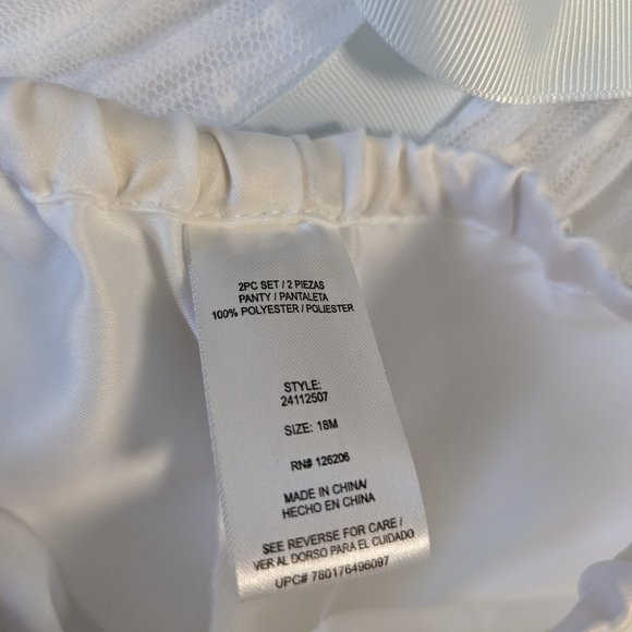 Laura Ashley white lace toddler dress NWT - Picture 4 of 5